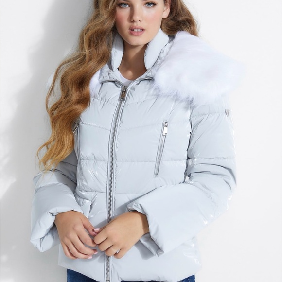 New GUESS Sigourney Puffer Women's Jacket - Picture 1 of 16